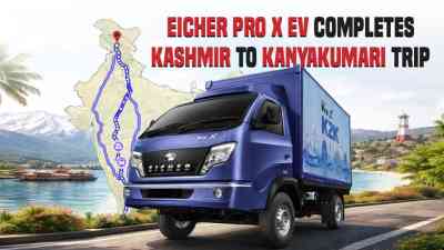 Eicher Pro X EV Completes Kashmir to Kanyakumari Trip